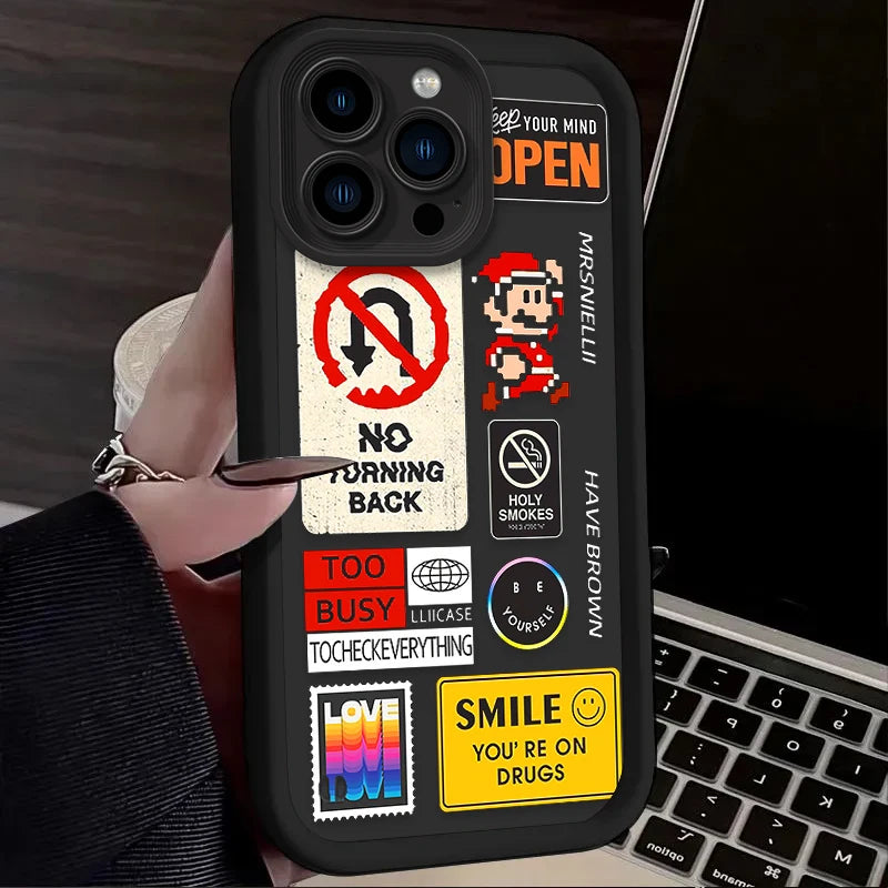 Sticker Style Phone Case