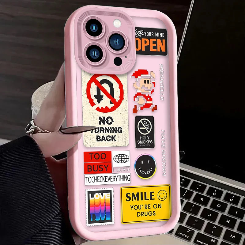 Sticker Style Phone Case