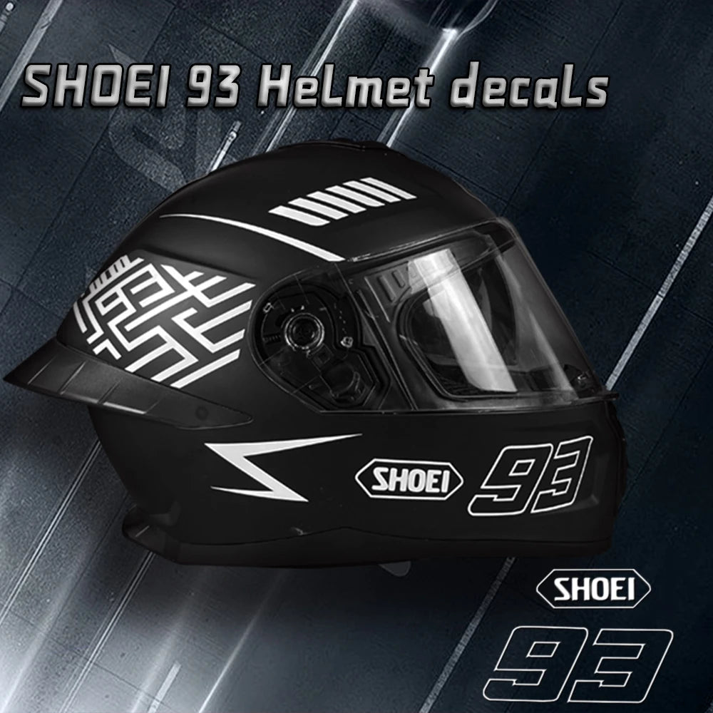 SHOEI 93 Helmet Decals