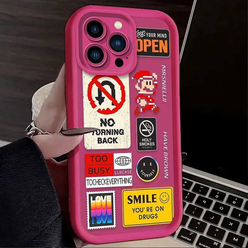 Sticker Style Phone Case