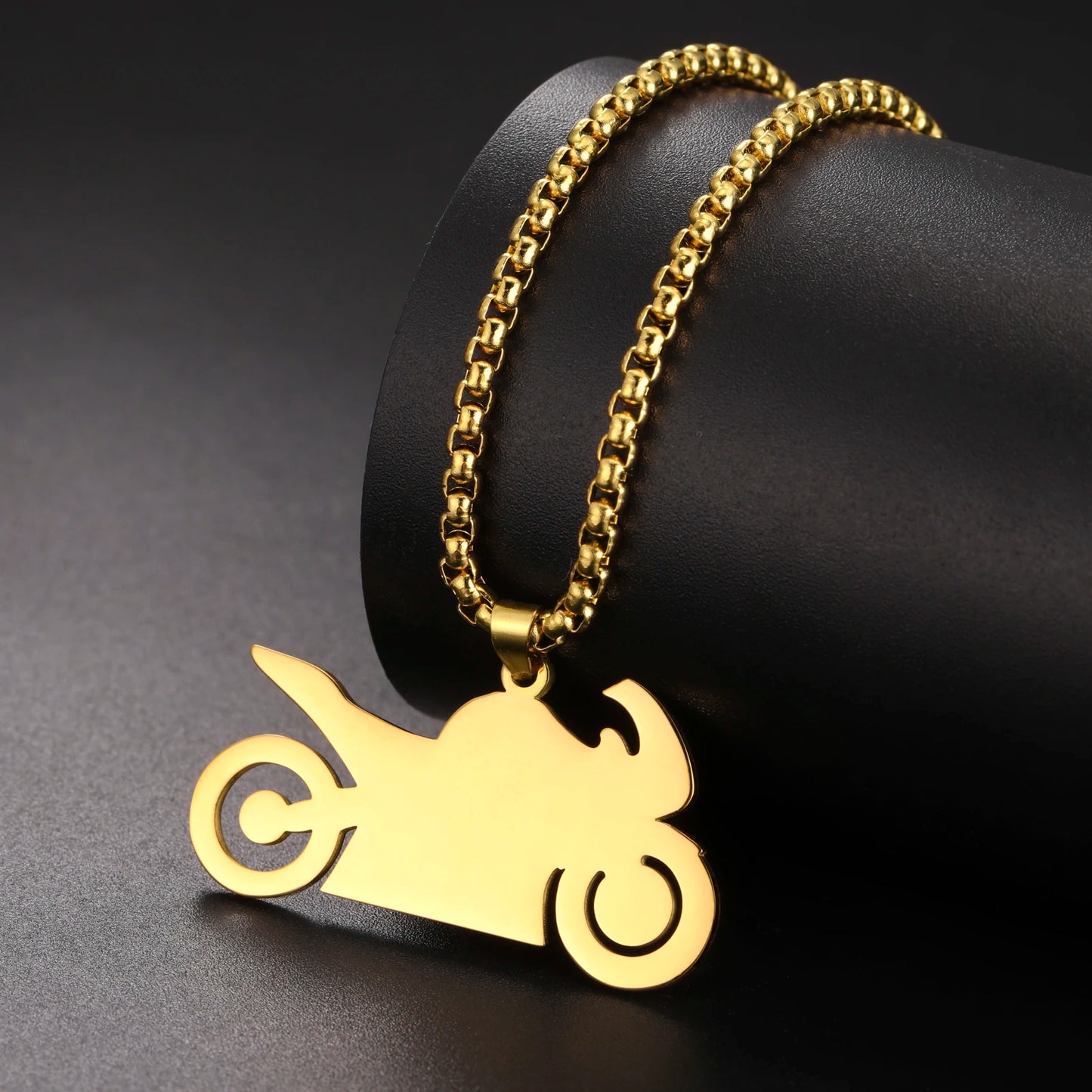 Motorcycle Pendant Necklace