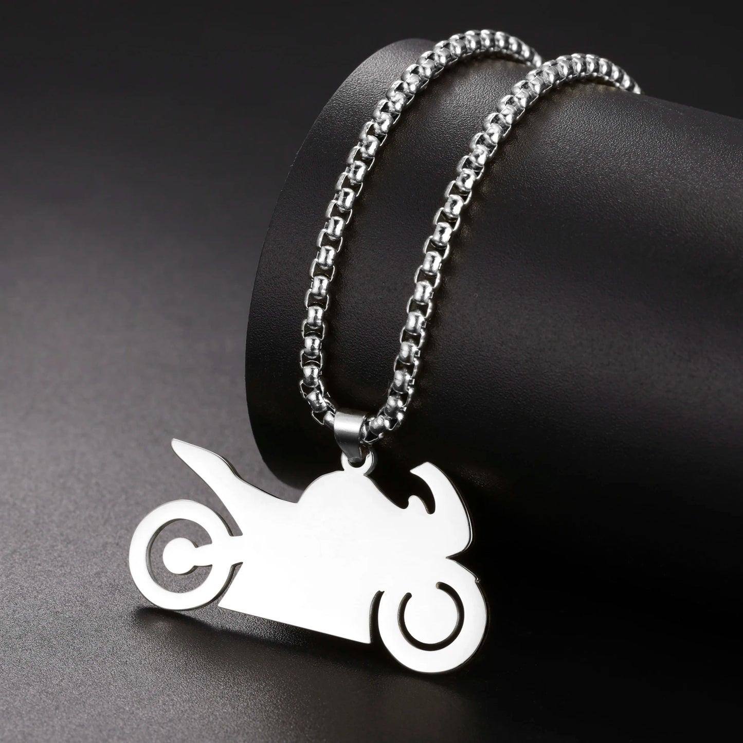 Motorcycle Pendant Necklace