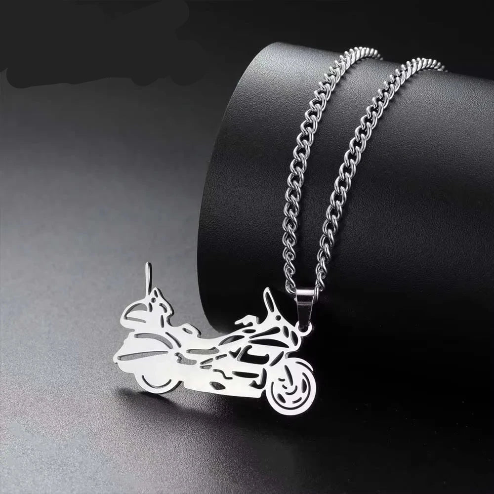Motorcycle Pendant Necklace