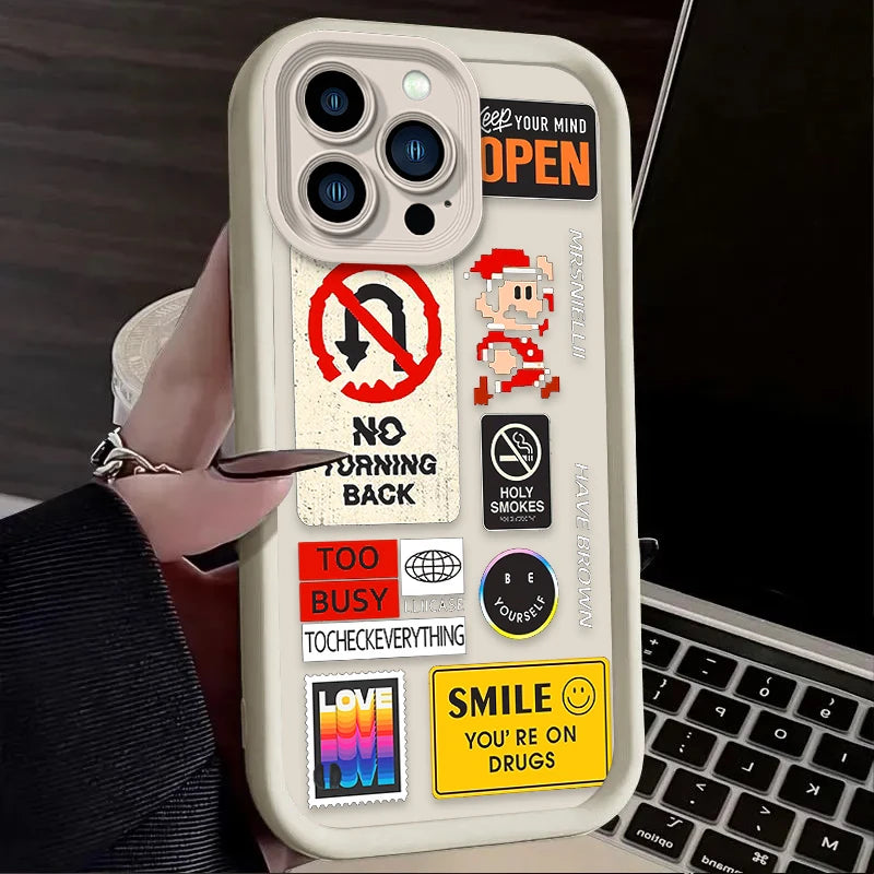 Sticker Style Phone Case