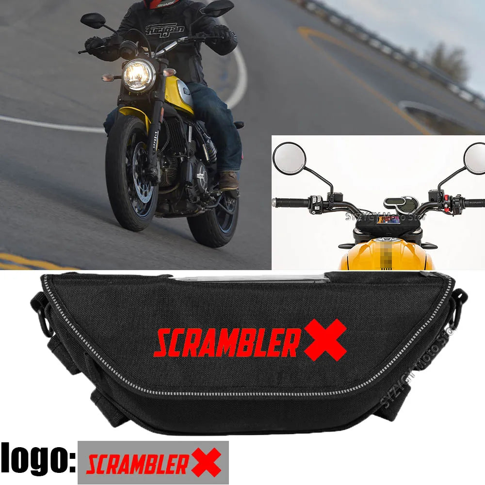 Borsa per manubrio di Ducati Scrambler