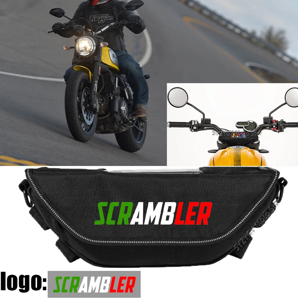 Borsa per manubrio di Ducati Scrambler