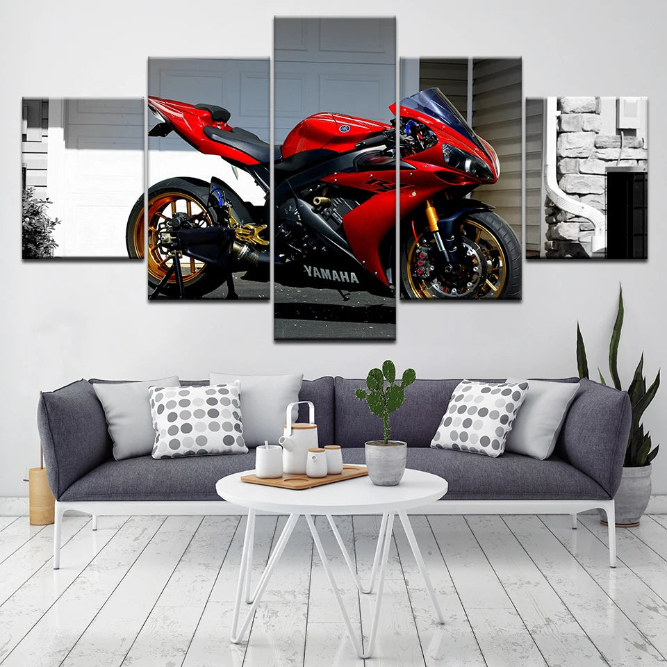 Yamaha Bike Multi-Panel Wall Art