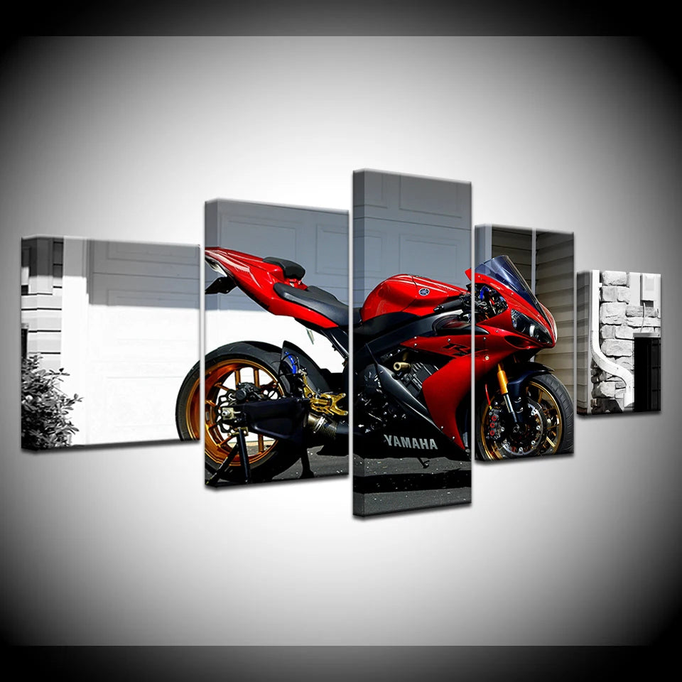 Yamaha Bike Multi-Panel Wall Art