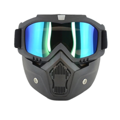 Motorcycle Off-Road Goggles with Detachable Mask