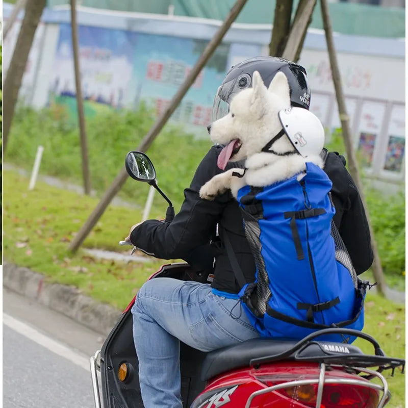 Zaino per animali domestici motociclisti