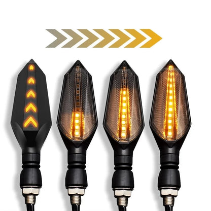 Les clignotants de moto LED Color noir