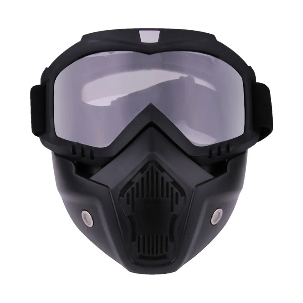 Motorcycle Off-Road Goggles with Detachable Mask