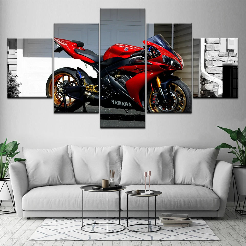 Yamaha Bike Multi-Panel Wall Art