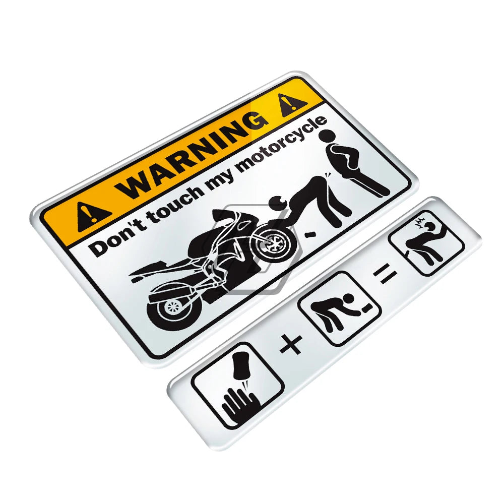 Motorradwarnschild