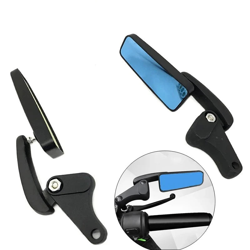 Universal Blue Glass Motorcycle Rearview Mirror