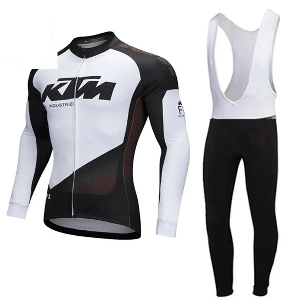 Thermal Fleece Cycling Clothing Set