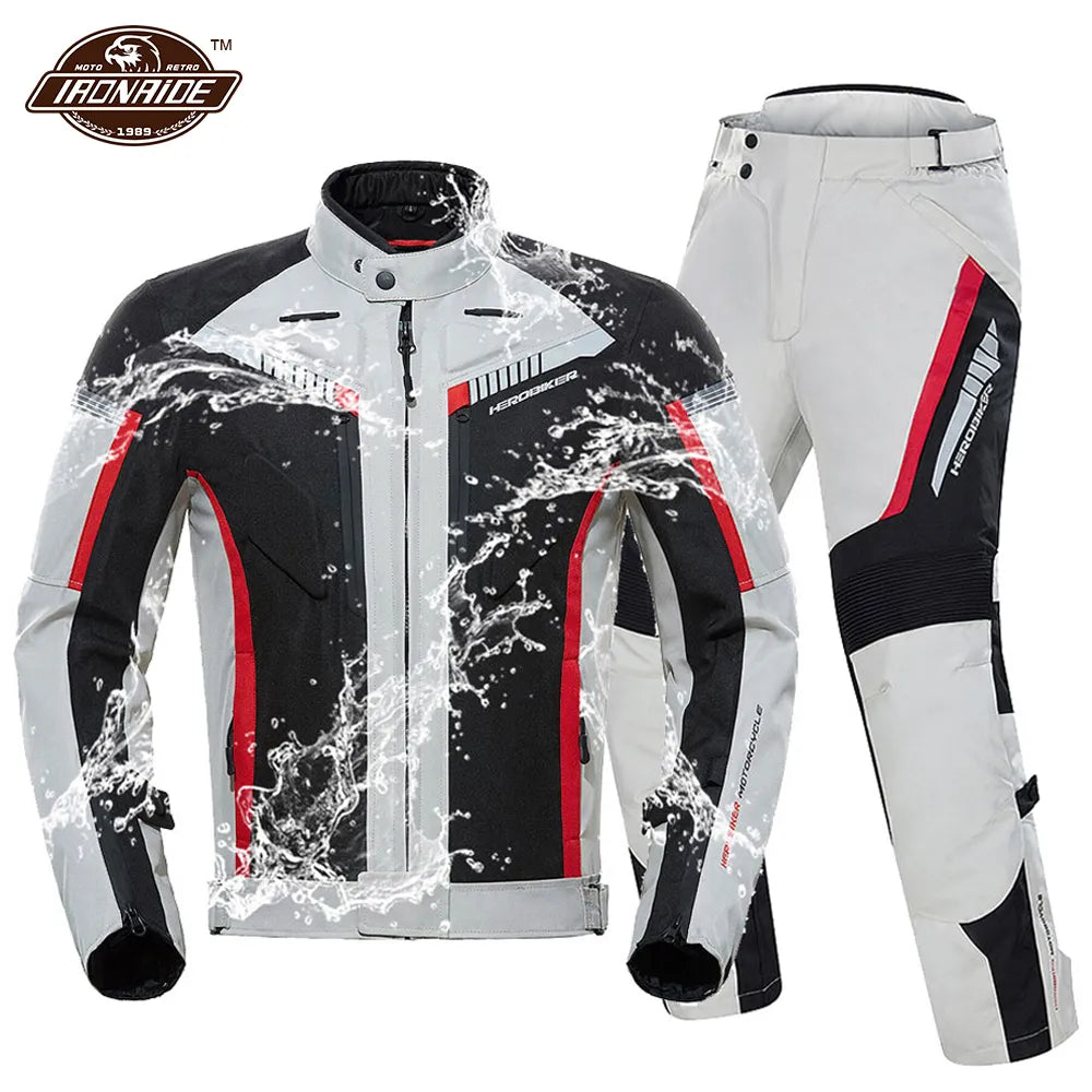 Veste et pantalon de moto