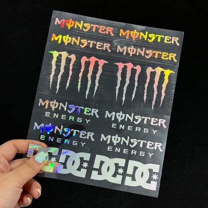 Monster Energy Motorcycle Decal Set