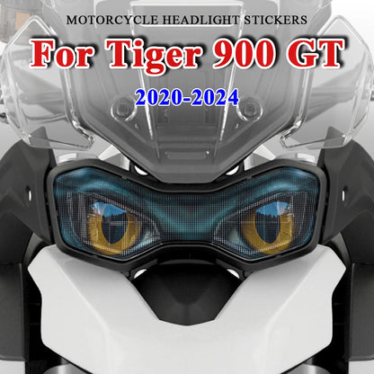 Tiger Motorcycle Headlight Stickers