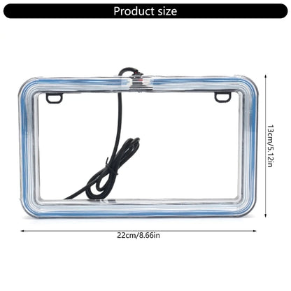 LED Motorcycle License Plate Frame