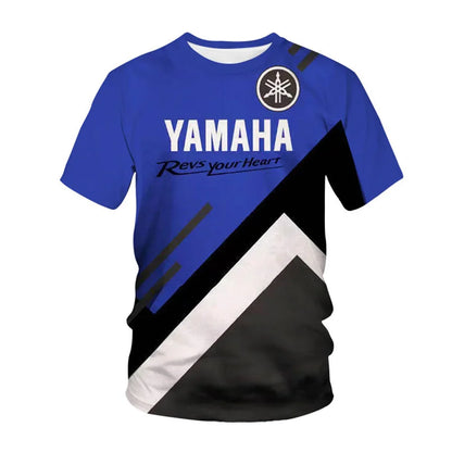 T-shirt de course d'usine Yamaha