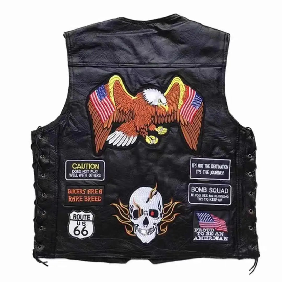 Motorcycle Leather Vests