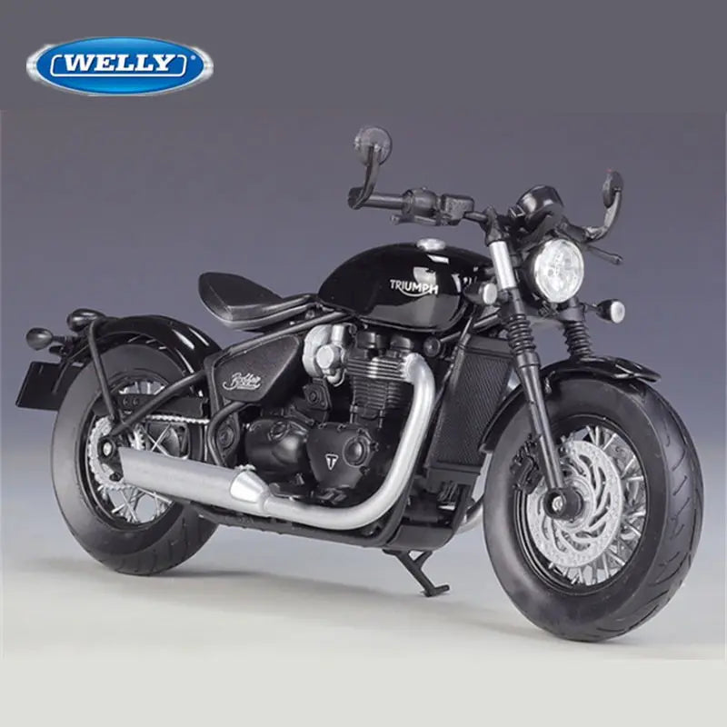 1/12 Triumph Bonneville Bobber Miniatur -Motorrad