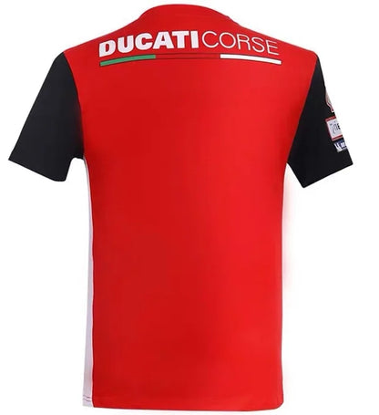 T-shirt della squadra di corse ractorie Ducati