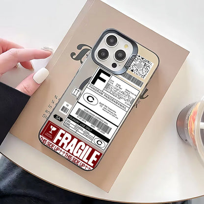 iPhone Case Fragile & Shipping Label Design