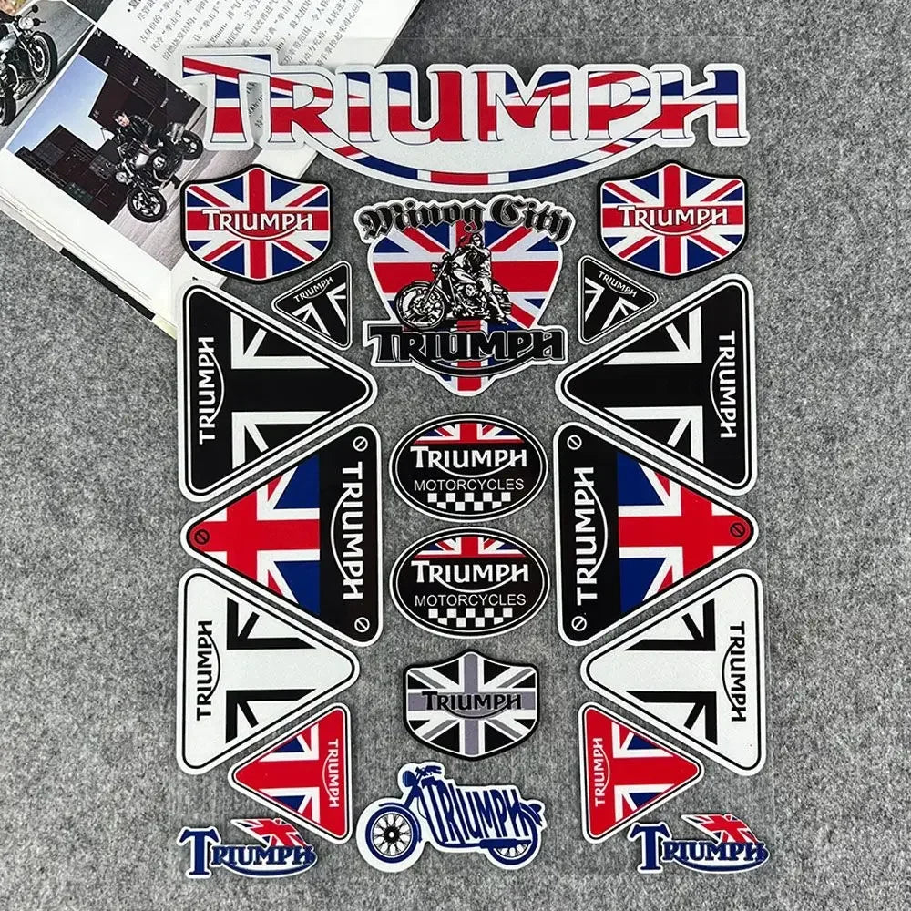 Triumph Motorcycle Stickers