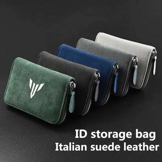 Yamaha MT Italian Suede Leather Wallet