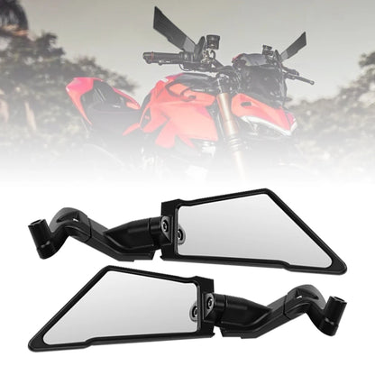 Motorcycle Rearview Mirrors - Rotating Side Mirrors