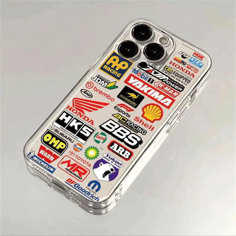 Sticker Decals Racing Phone Case