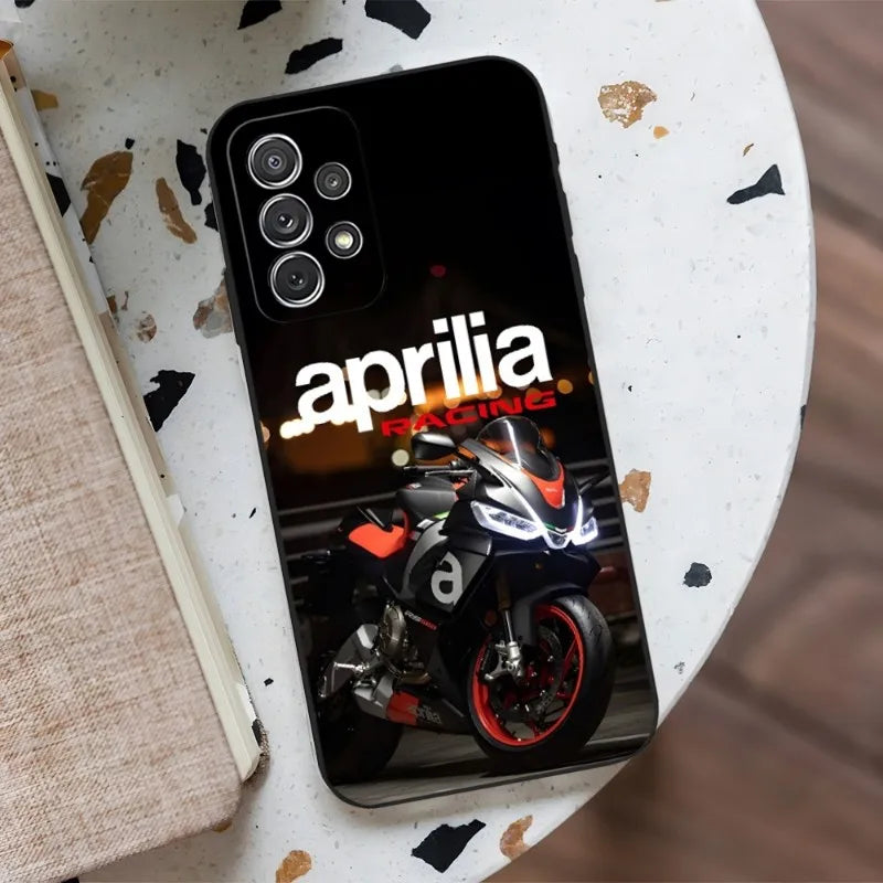 Case de teléfono de la motocicleta de Aprilia Racing 