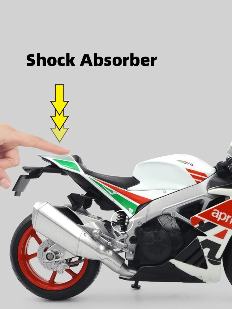 1/12 modello di motocicletta RSV4 Aprilia RS