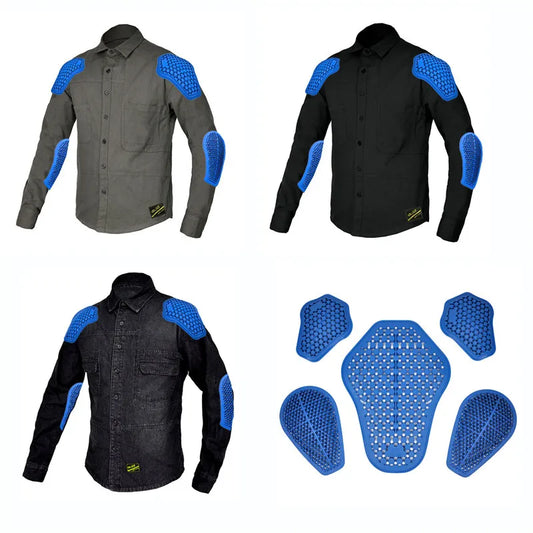 Veste de moto protectrice