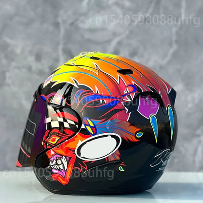 Mountain Cross Half Helmet di Russell Black