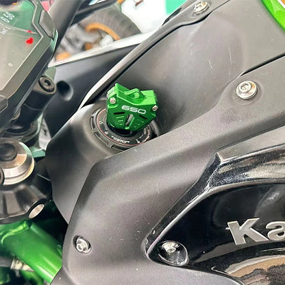 Kawasaki Motorcycle Key Cover con correa