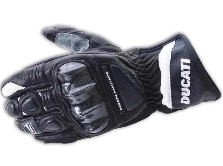 Ducati Leather Carbon Fibre Gloves