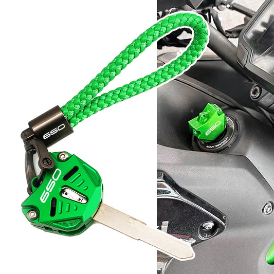 Kawasaki Motorcycle Key Cover con correa