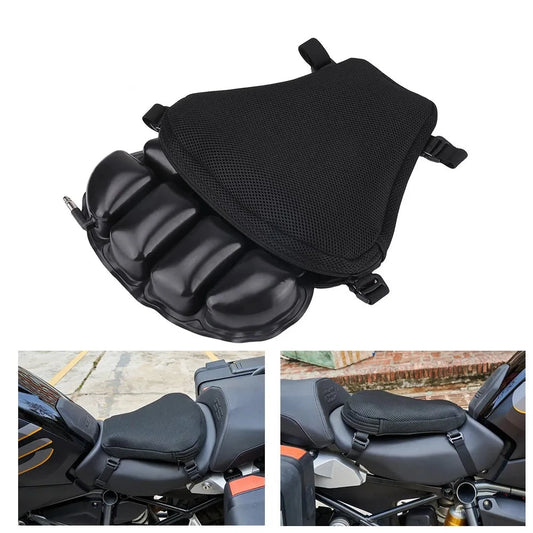 Asiento con almohadilla de aire para motocicleta Universal