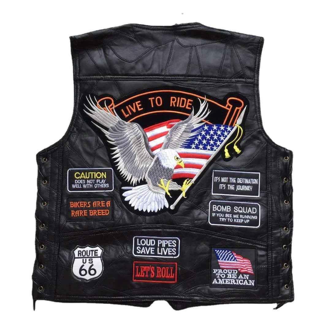 Motorcycle Leather Vests