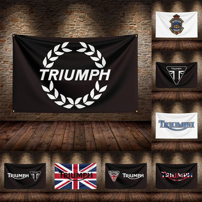 Triumph bandiere murali motociclistiche