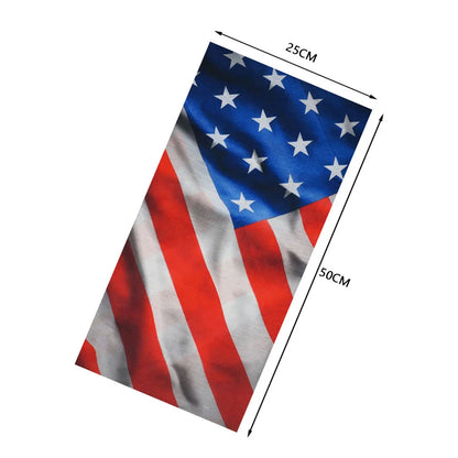 Gaiter de cou multifonctionnel du drapeau américain