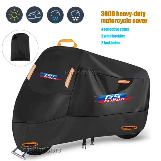 Outdoor Motorcycle Waterproof Cover with UV Protection