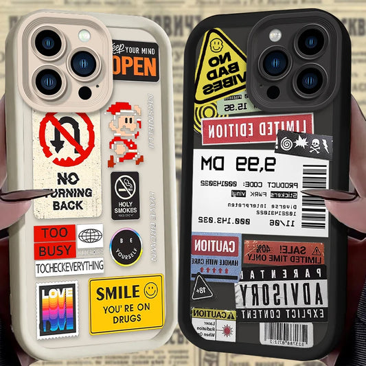 Sticker Style Phone Case