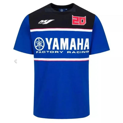 T-shirt de course d'usine Yamaha