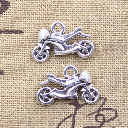 Pendants de motos en argent