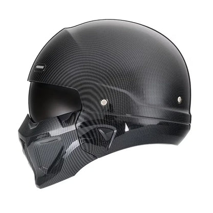 Carbon Fiber Retro Helmet