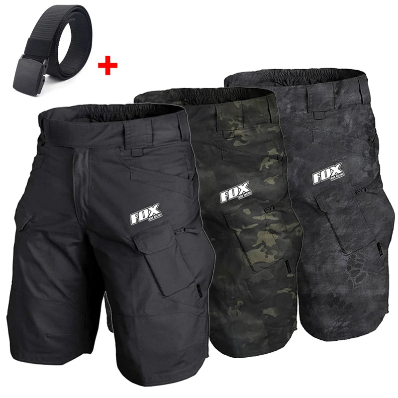 Men's Multi-Pocket Loose-Fit Cycling Shorts